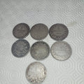 Lot de monnaies en argent