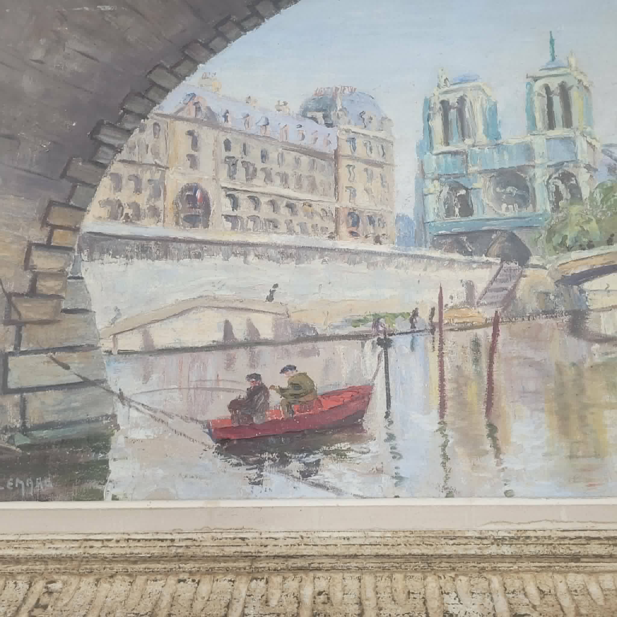 TABLEAU SIGNé H; Collemare