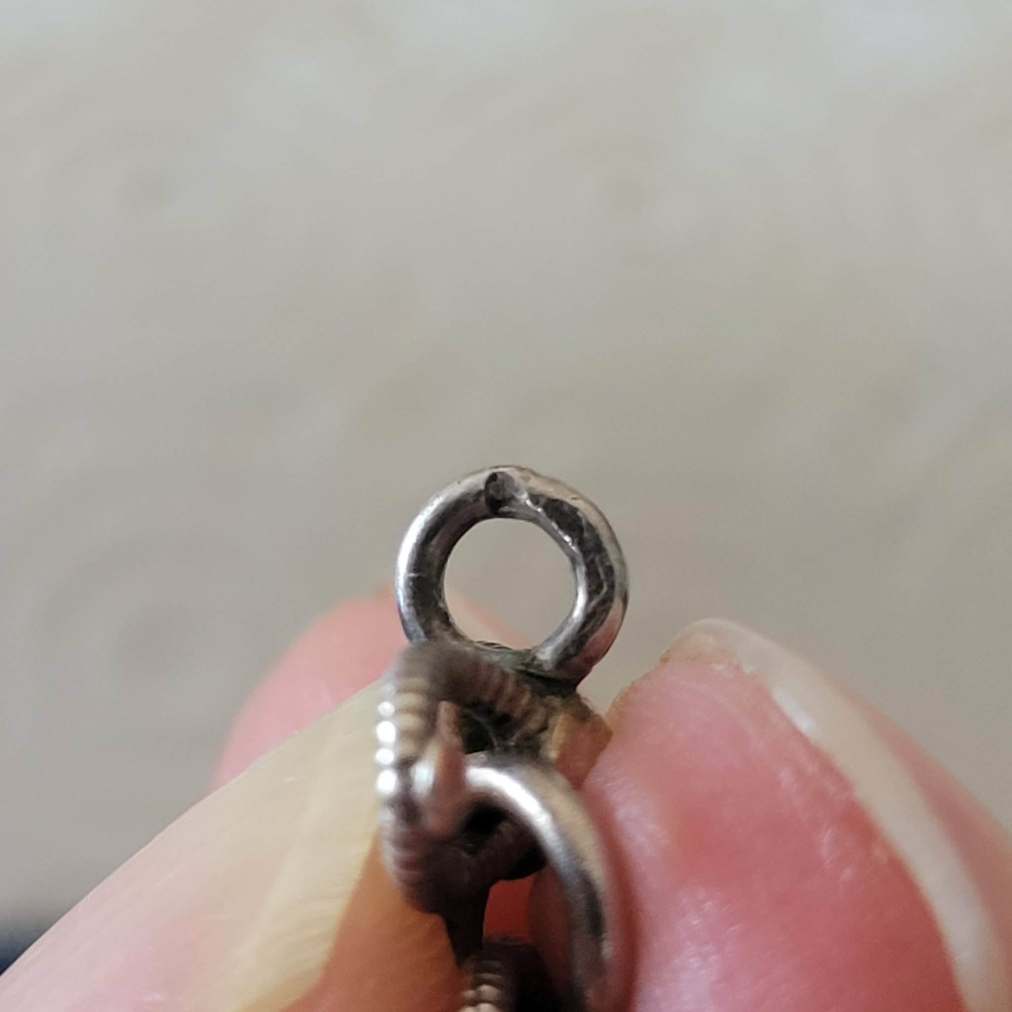 COLLIER EN ARGENT ET OR ROSE 9K