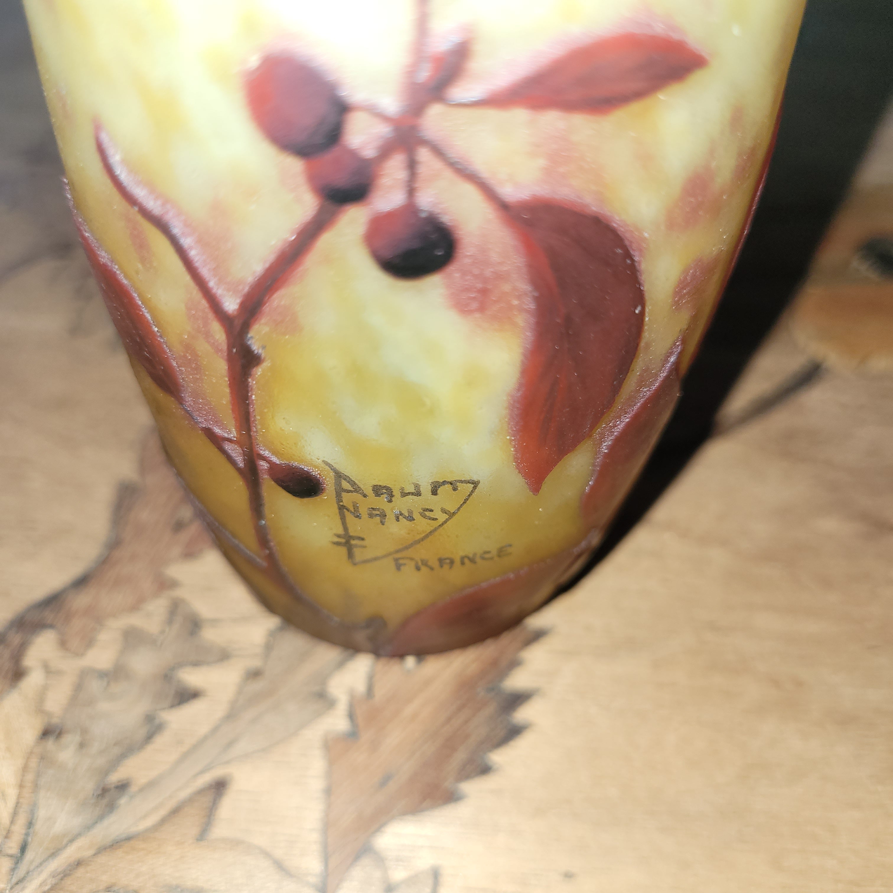 VASE DAUM NANCY FRANCE