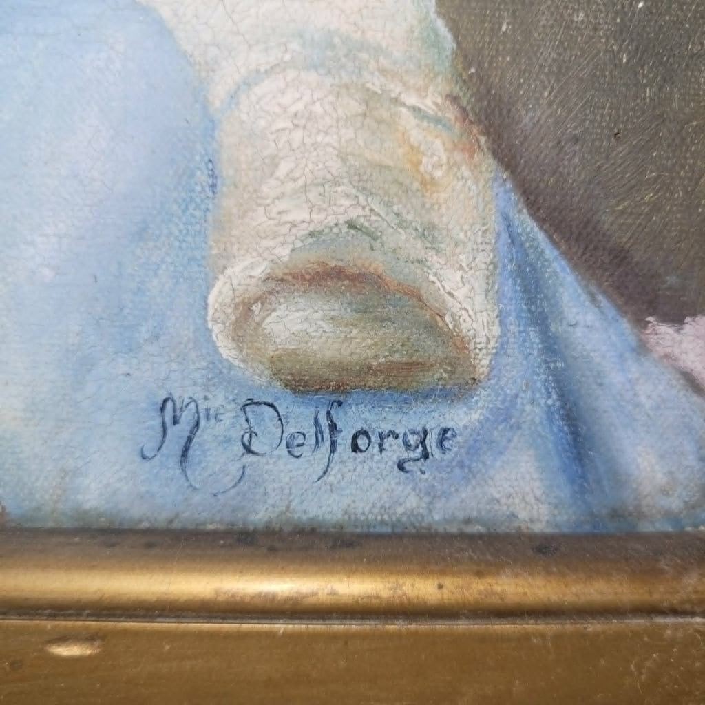 PEINTURE SIGNEE DELFORGE