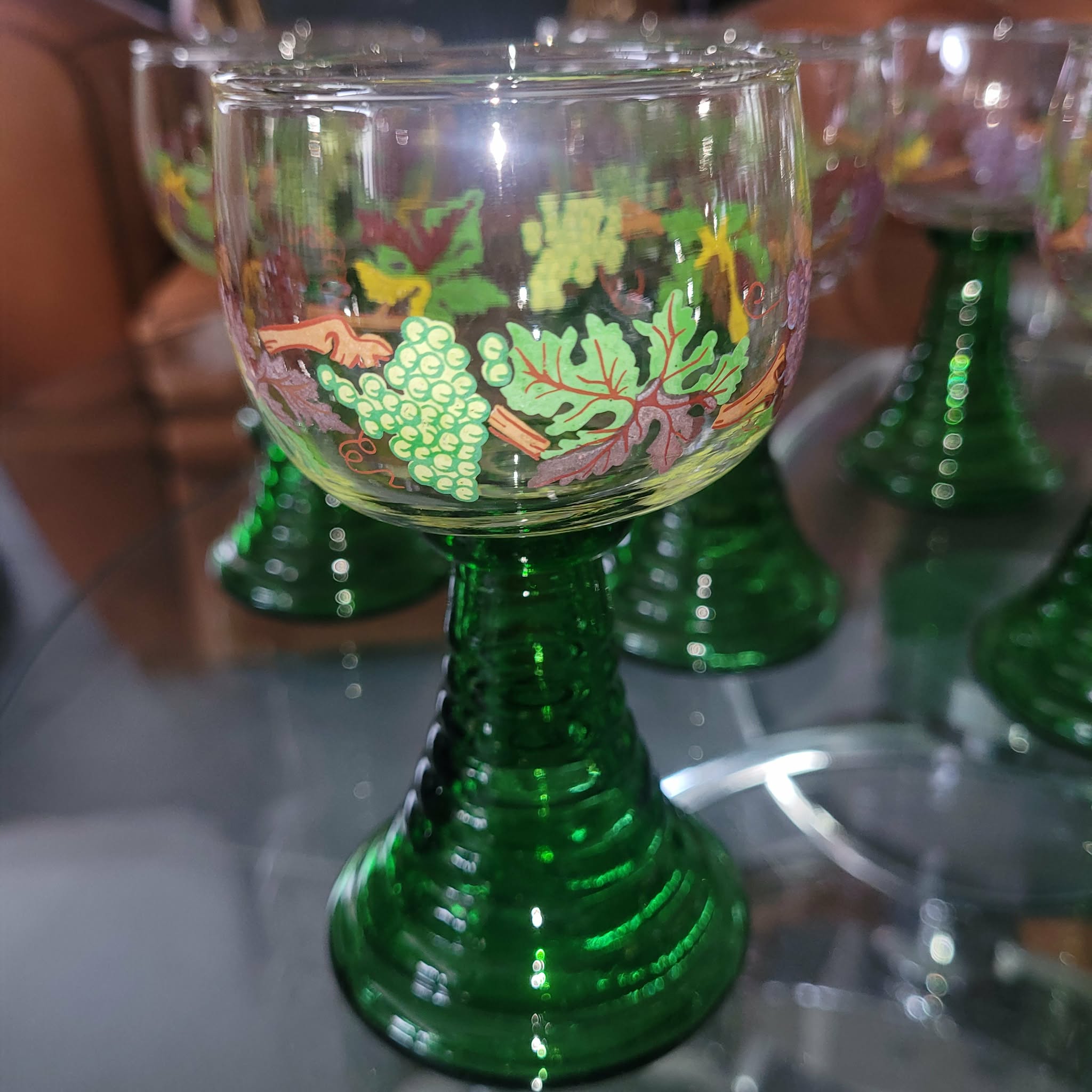 LOT DE VERRES A VIN