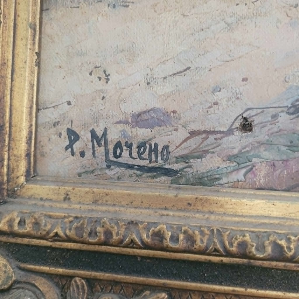 TABLEAU SIGNé P.MORENO
