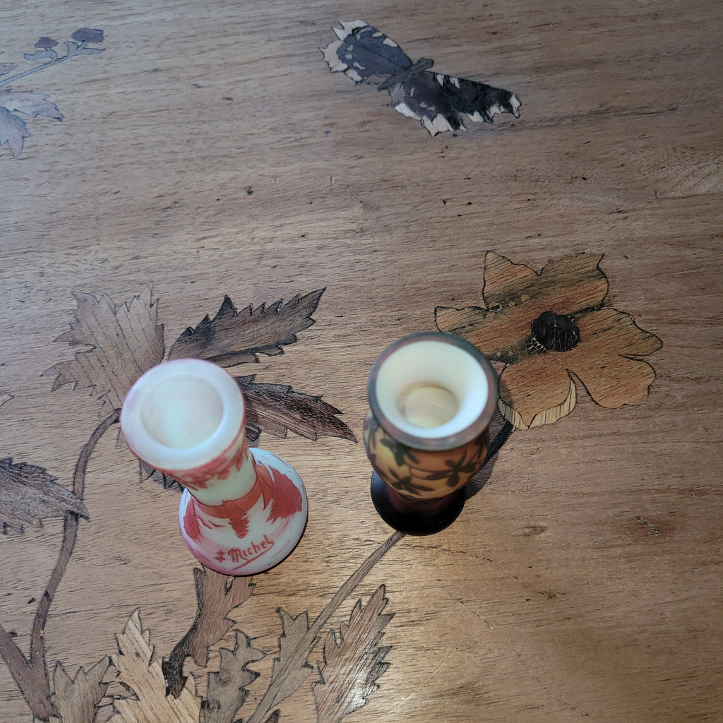 PAIRE DE VASES SIGNéS MICHEL