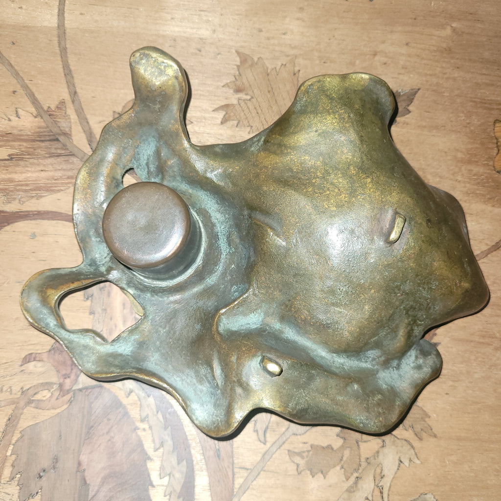 ENCRIER EN BRONZE