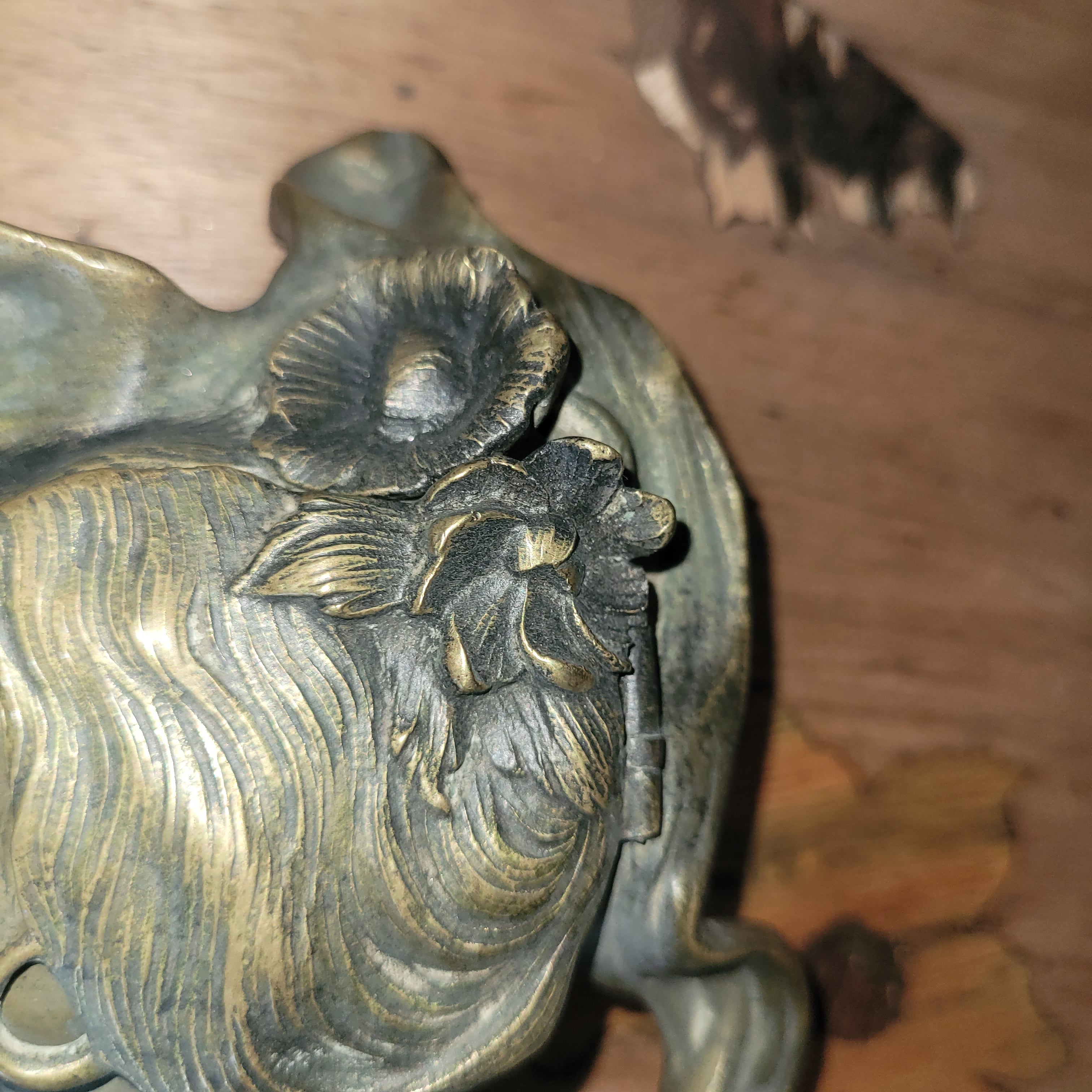 ENCRIER EN BRONZE