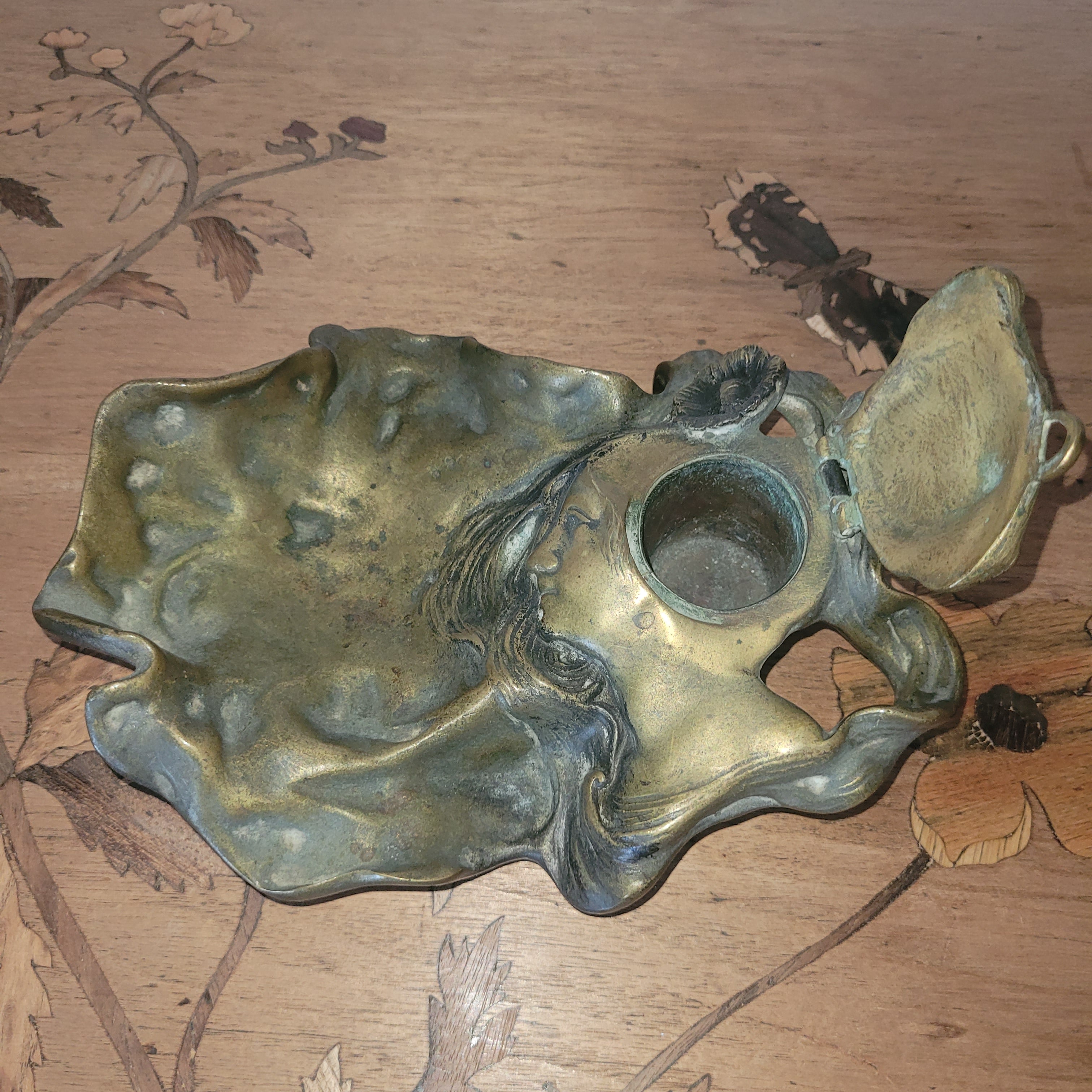 ENCRIER EN BRONZE