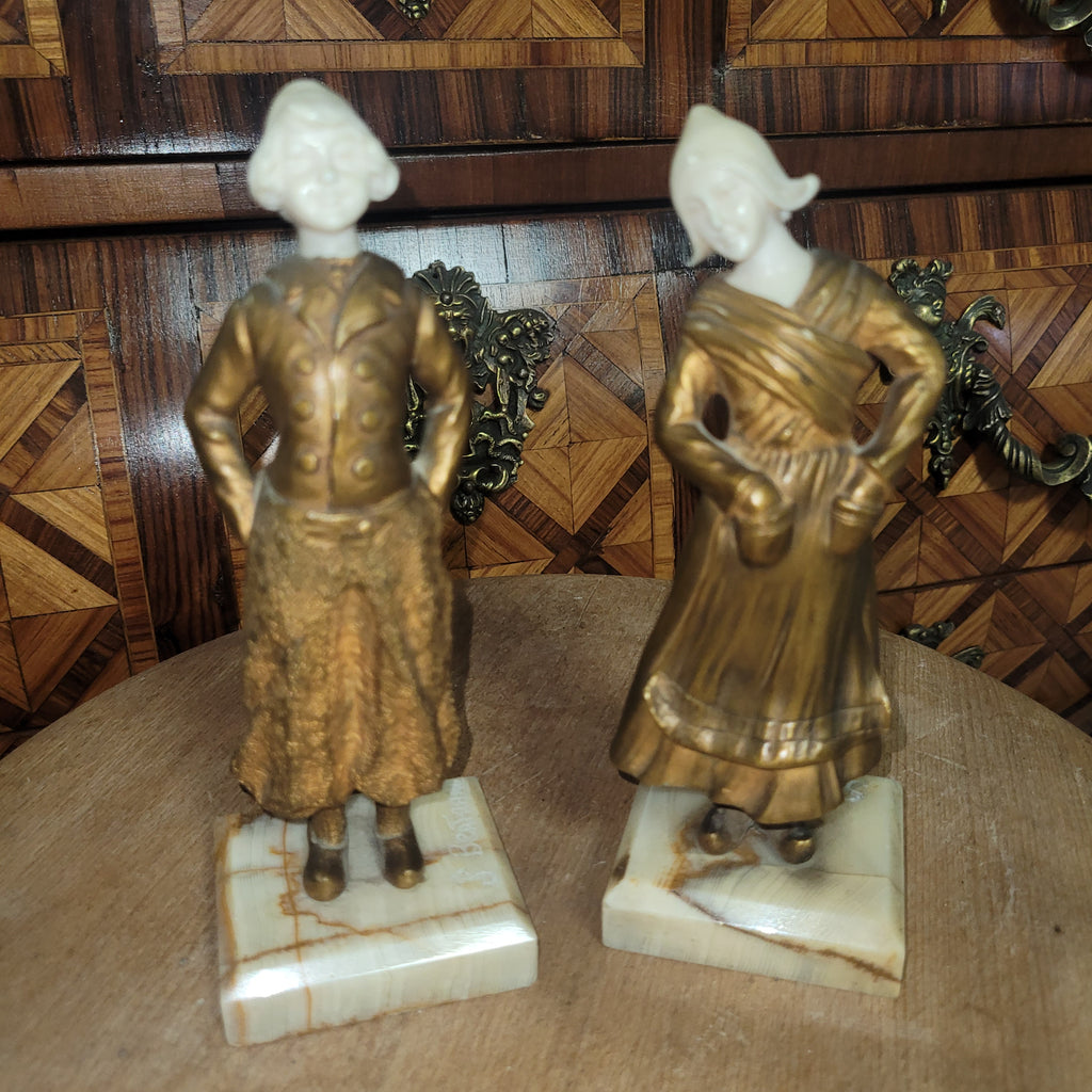 Chryselephantine en bronze