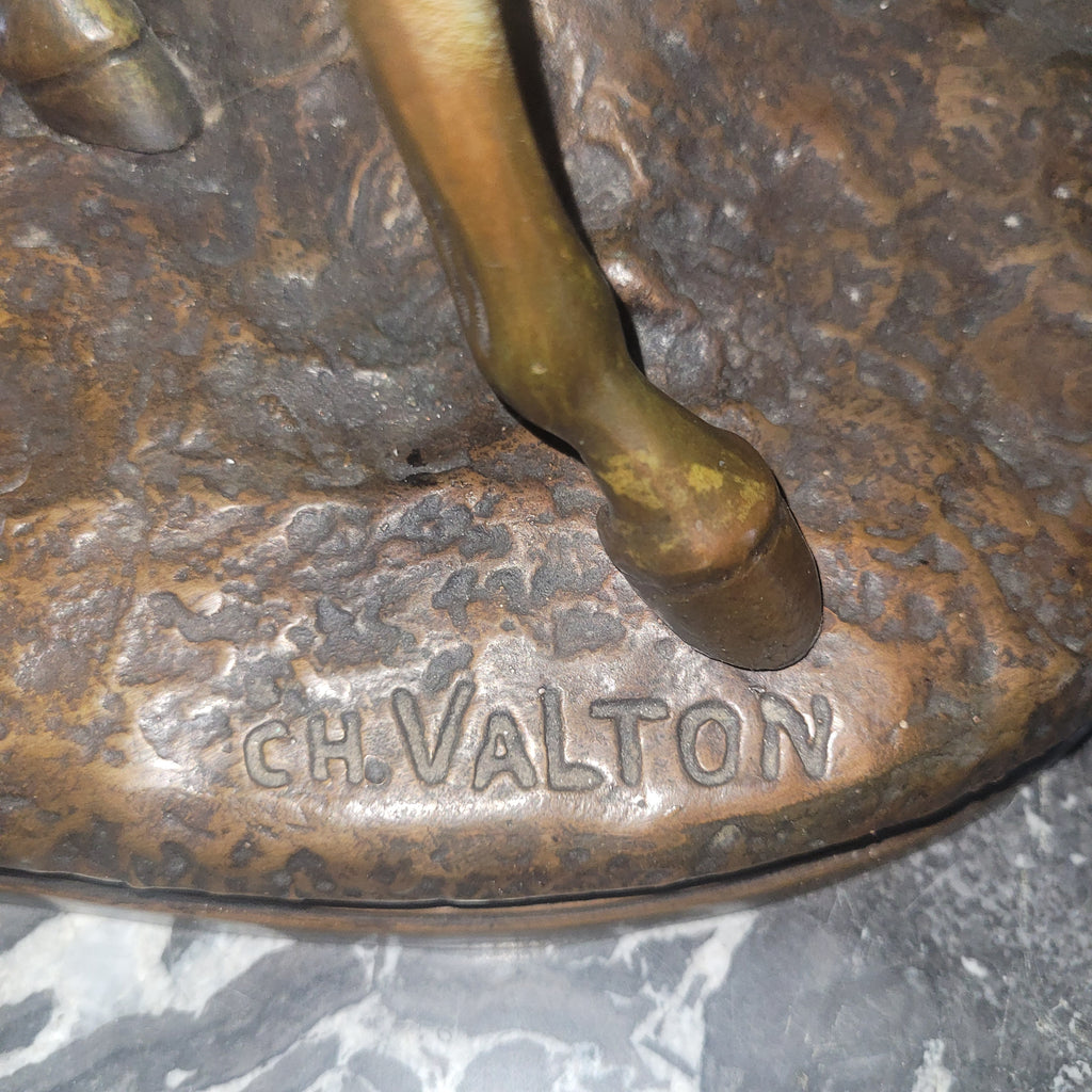 Bronze A.Barye et C.H Valton