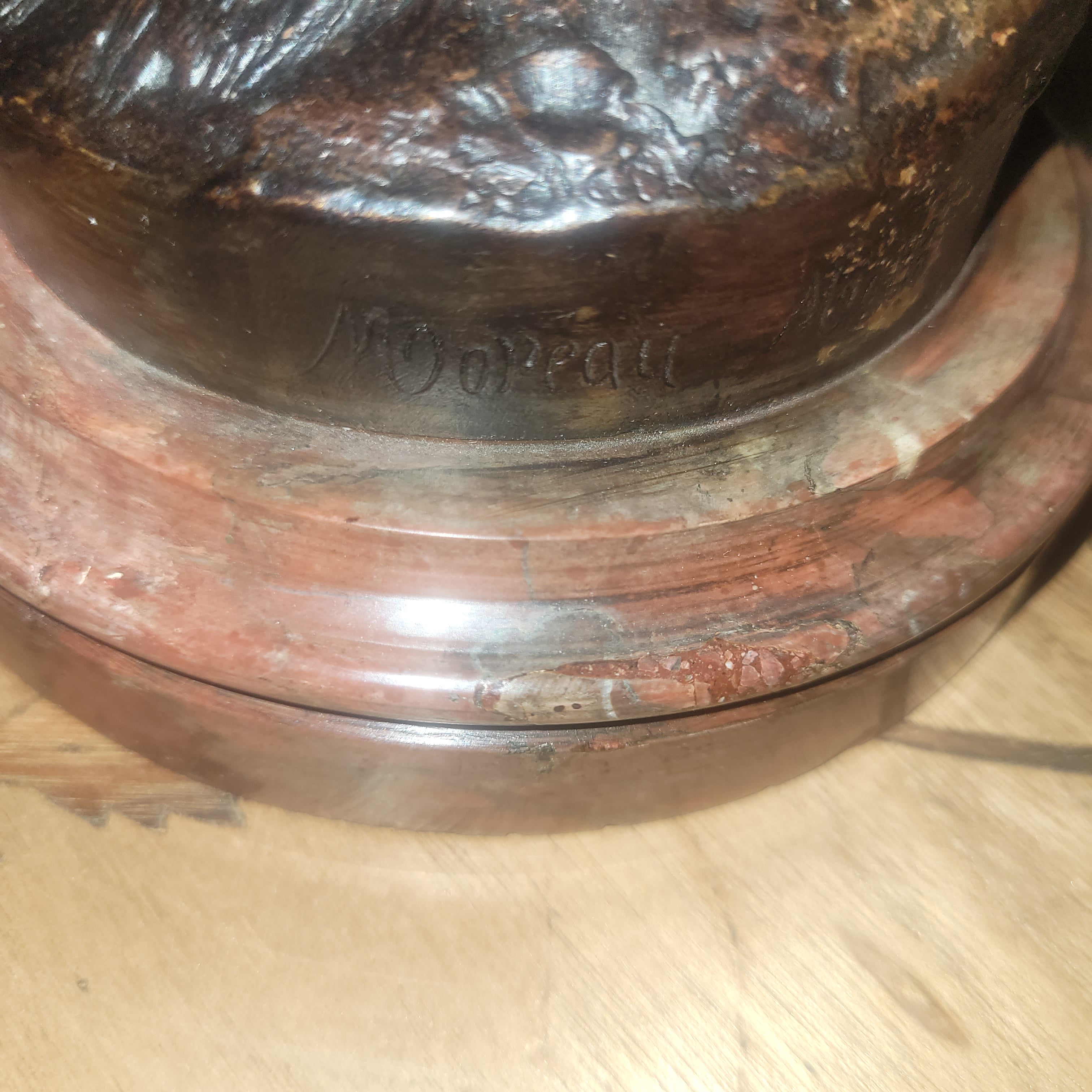 BRONZE SIGNE MOREAU
