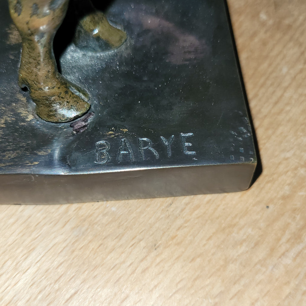 Bronze signé Barye