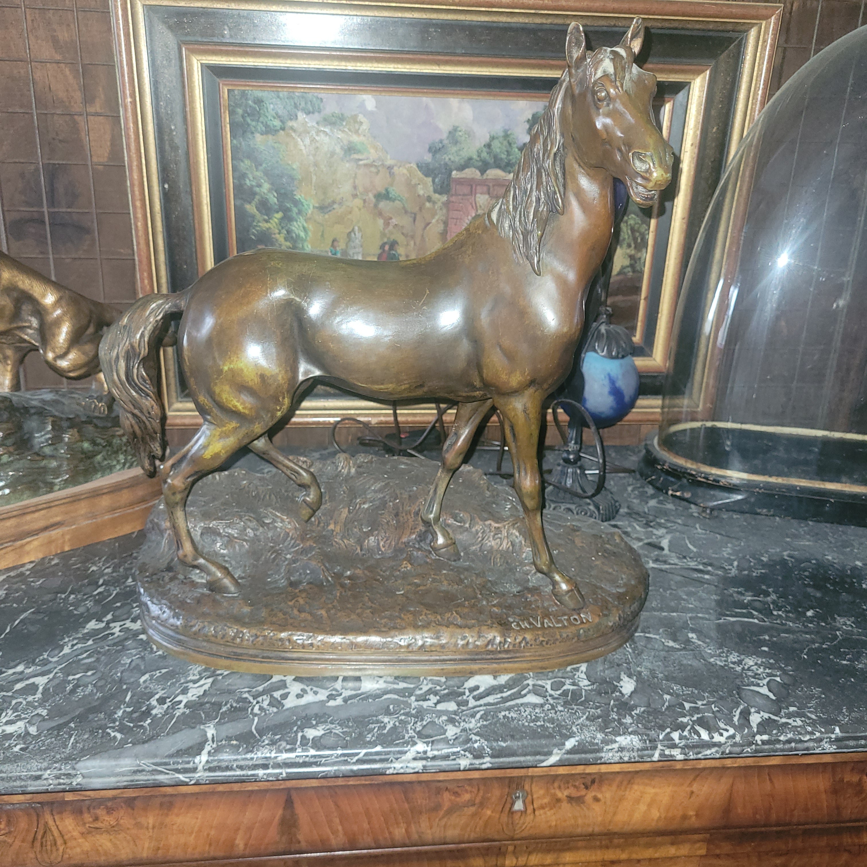Bronze A.Barye et C.H Valton